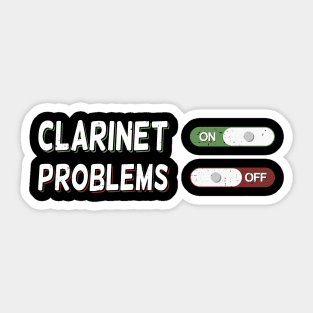 Clarinet Player Clarinetist Gift Sticker